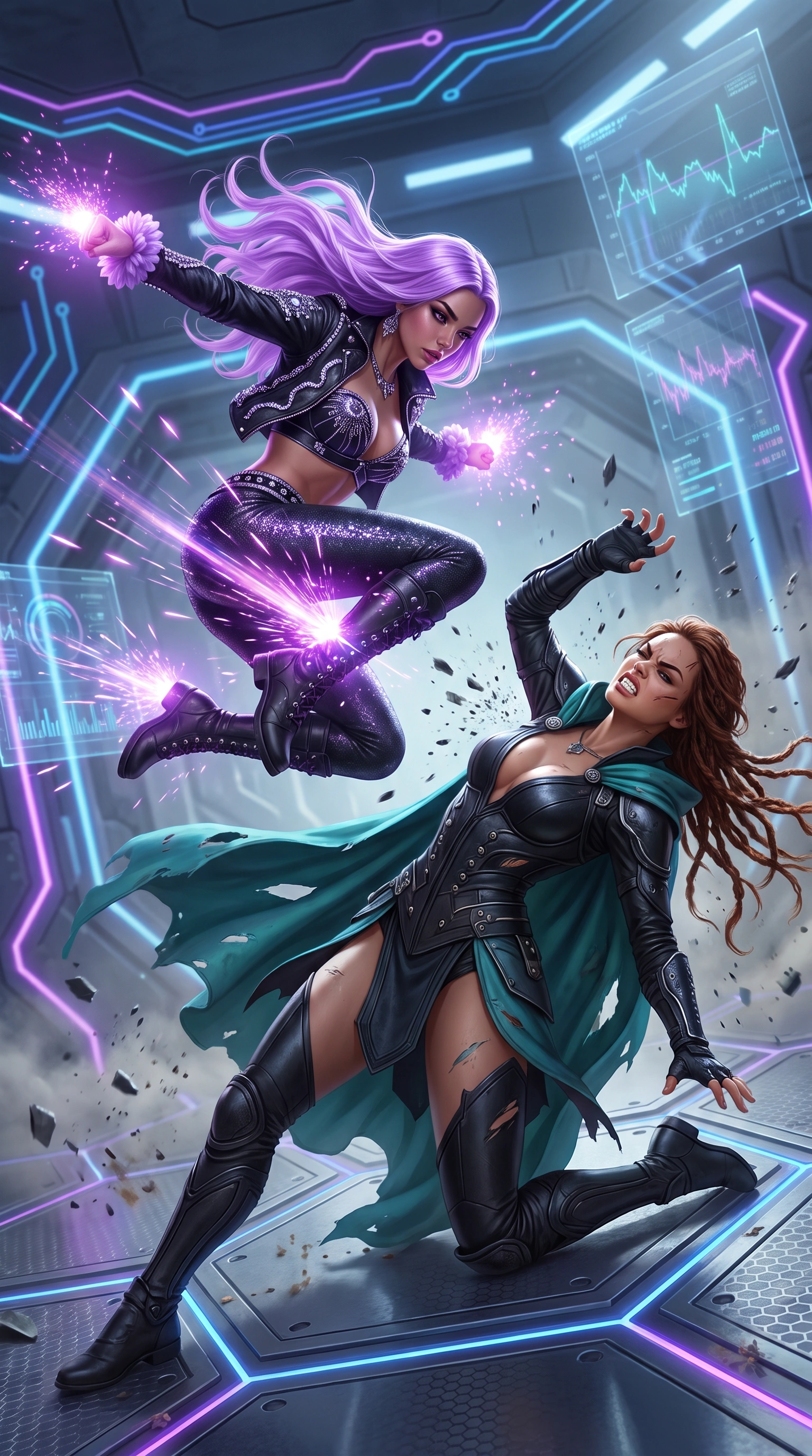 Sparkles defeats Lysandra
