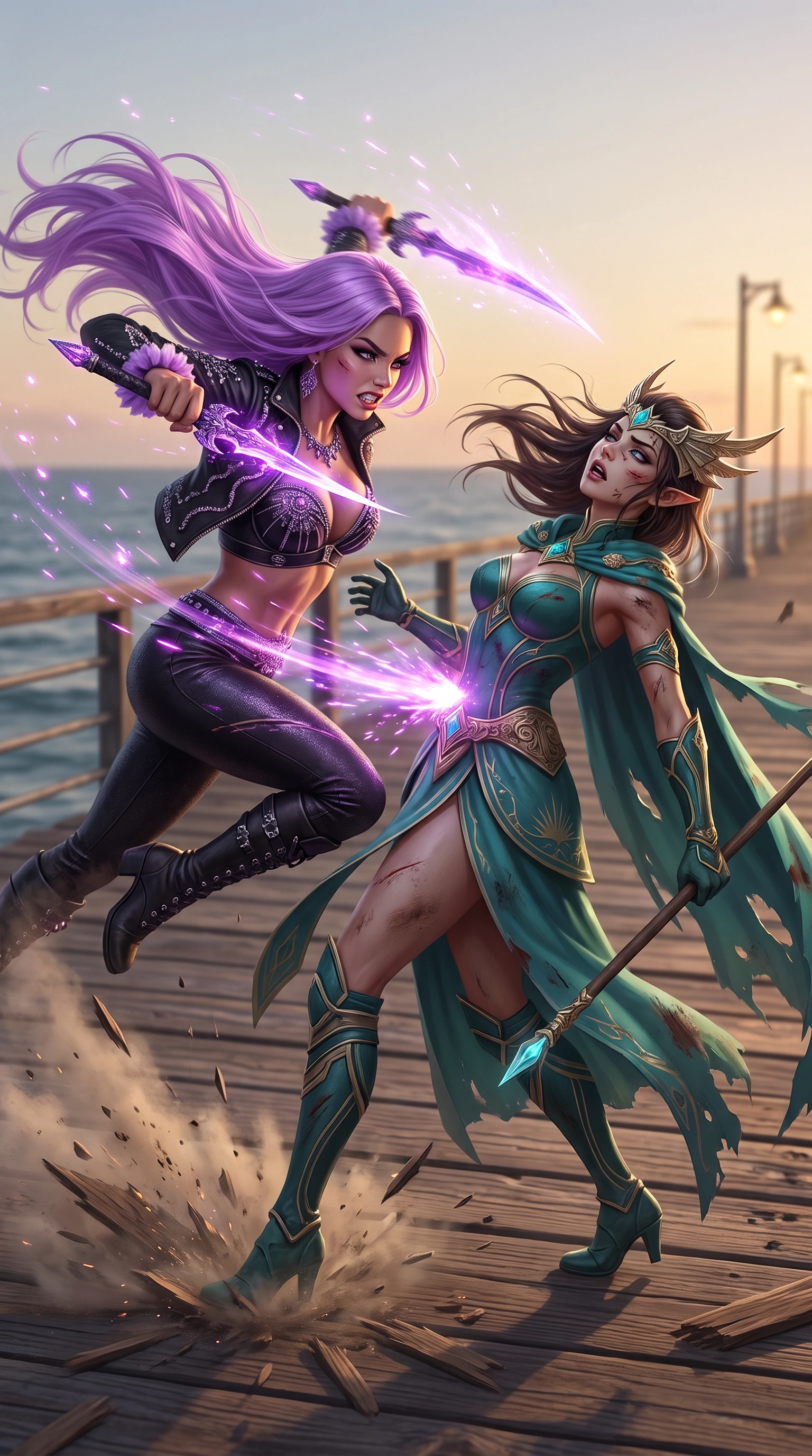 Sparkles defeats Comet Strider